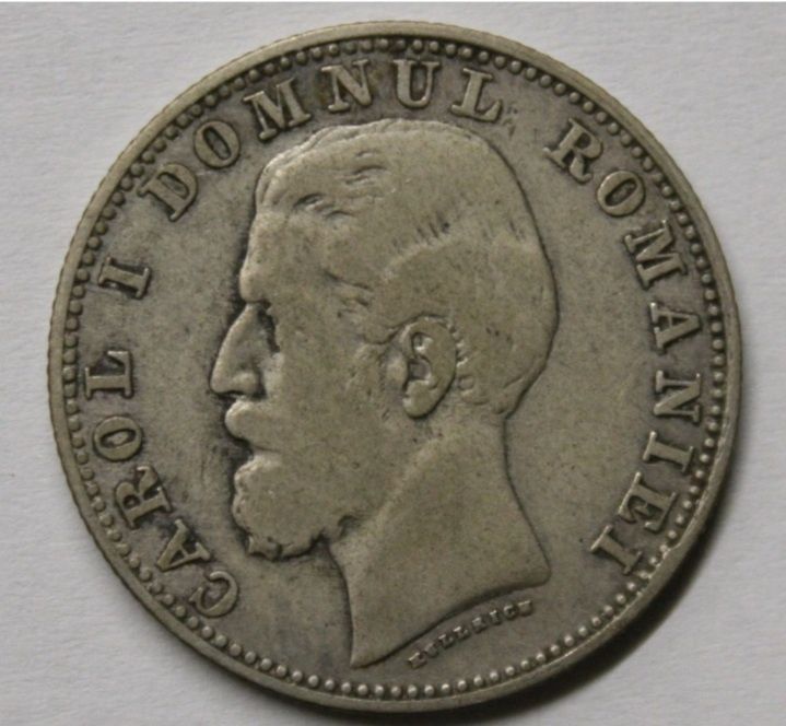 Moneda 1 Leu 1881 Domnitorul Romaniei Carol 1 Bucuresti Sectorul 6 OLX Ro