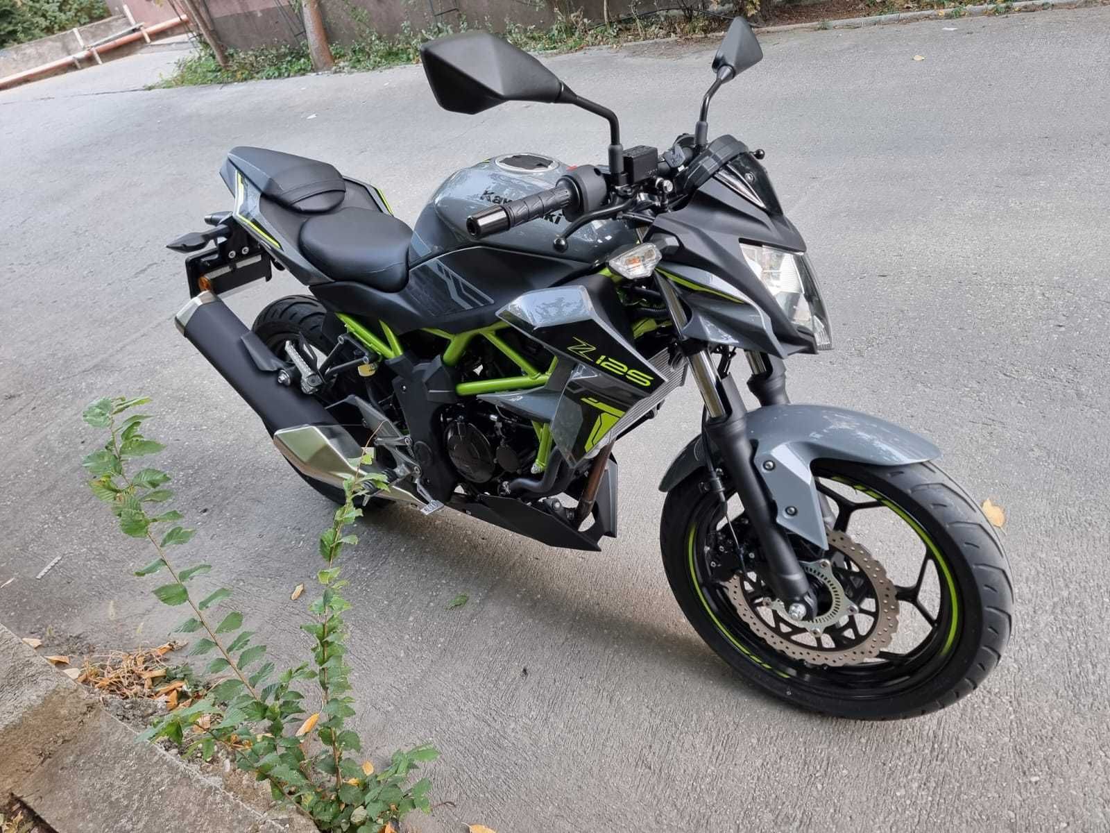 Motocicleta Noua Naked Kawasaki Z125 2023 Gri In Stoc Bucuresti