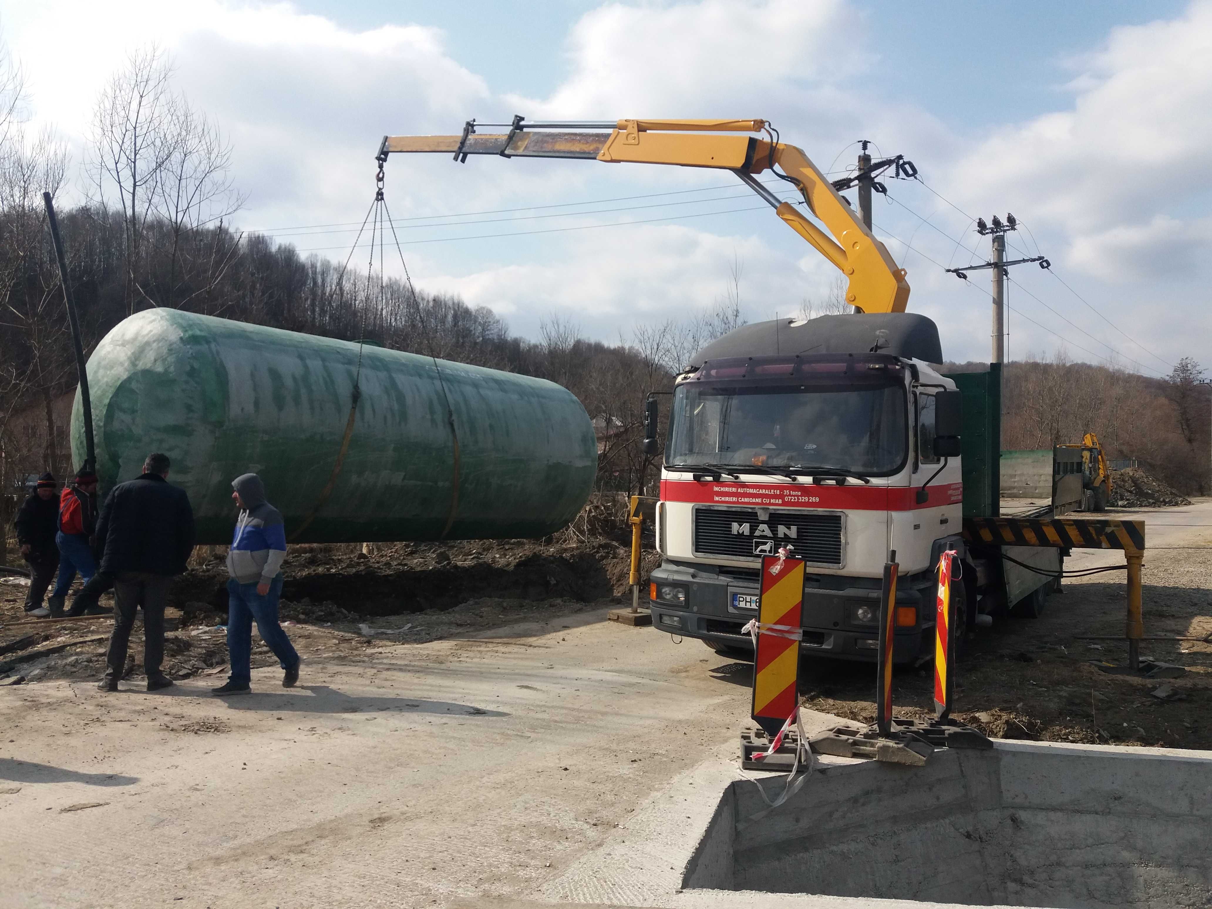 Închiriere sau vanzare camion cu macara de 9 5t si braț de15m Ploiesti