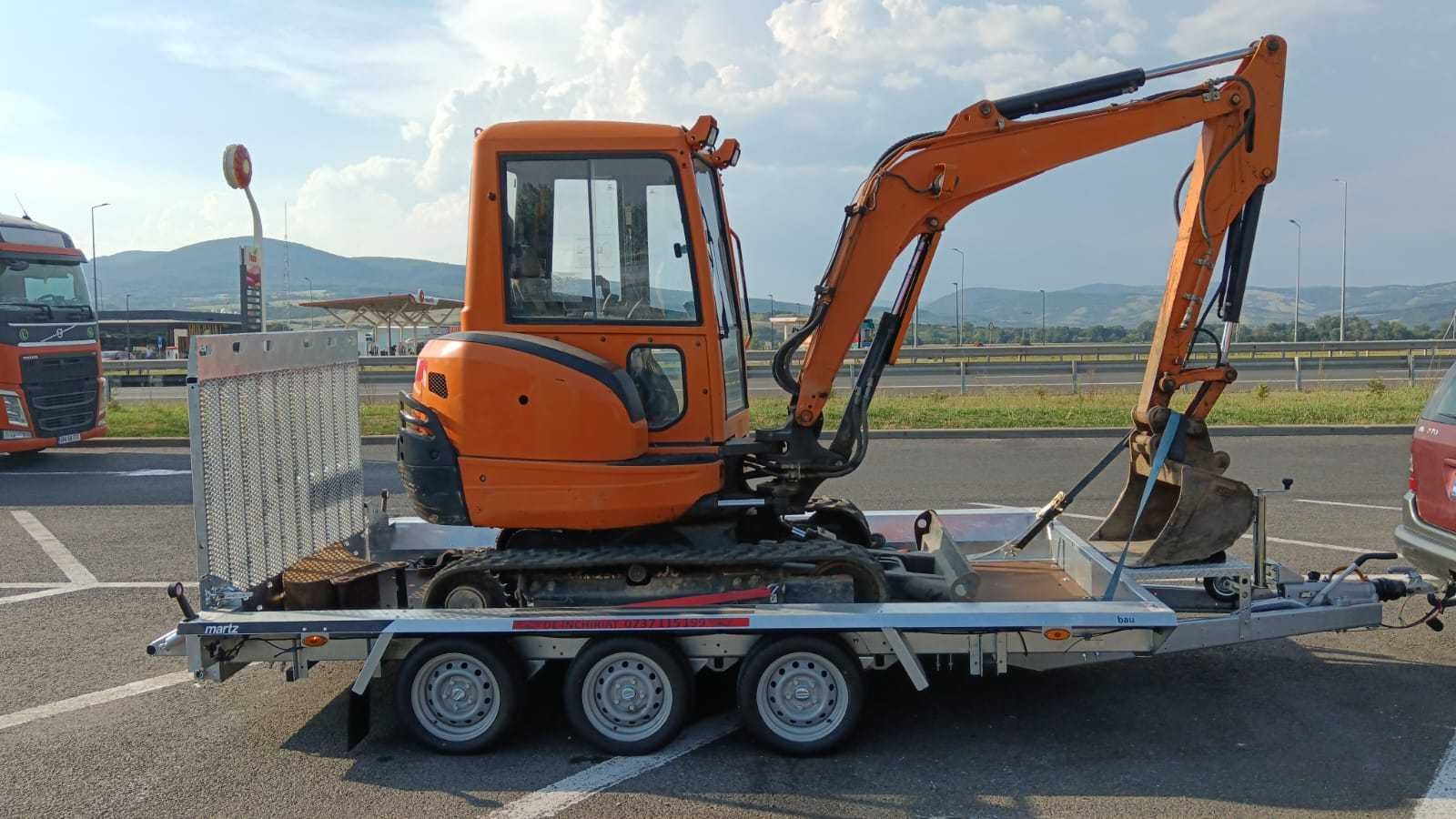 Inchirieri Remorca Utilaje Trailer Bobcat Transport Excavator Arad Olx Ro