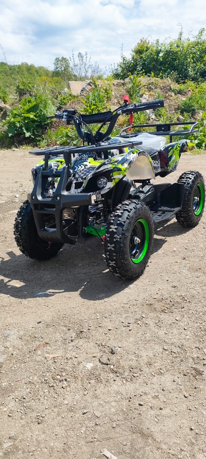 Mini Atv Quad Adus Din Germania Pentru Copii Cu Motor Pe Benzina 50cc