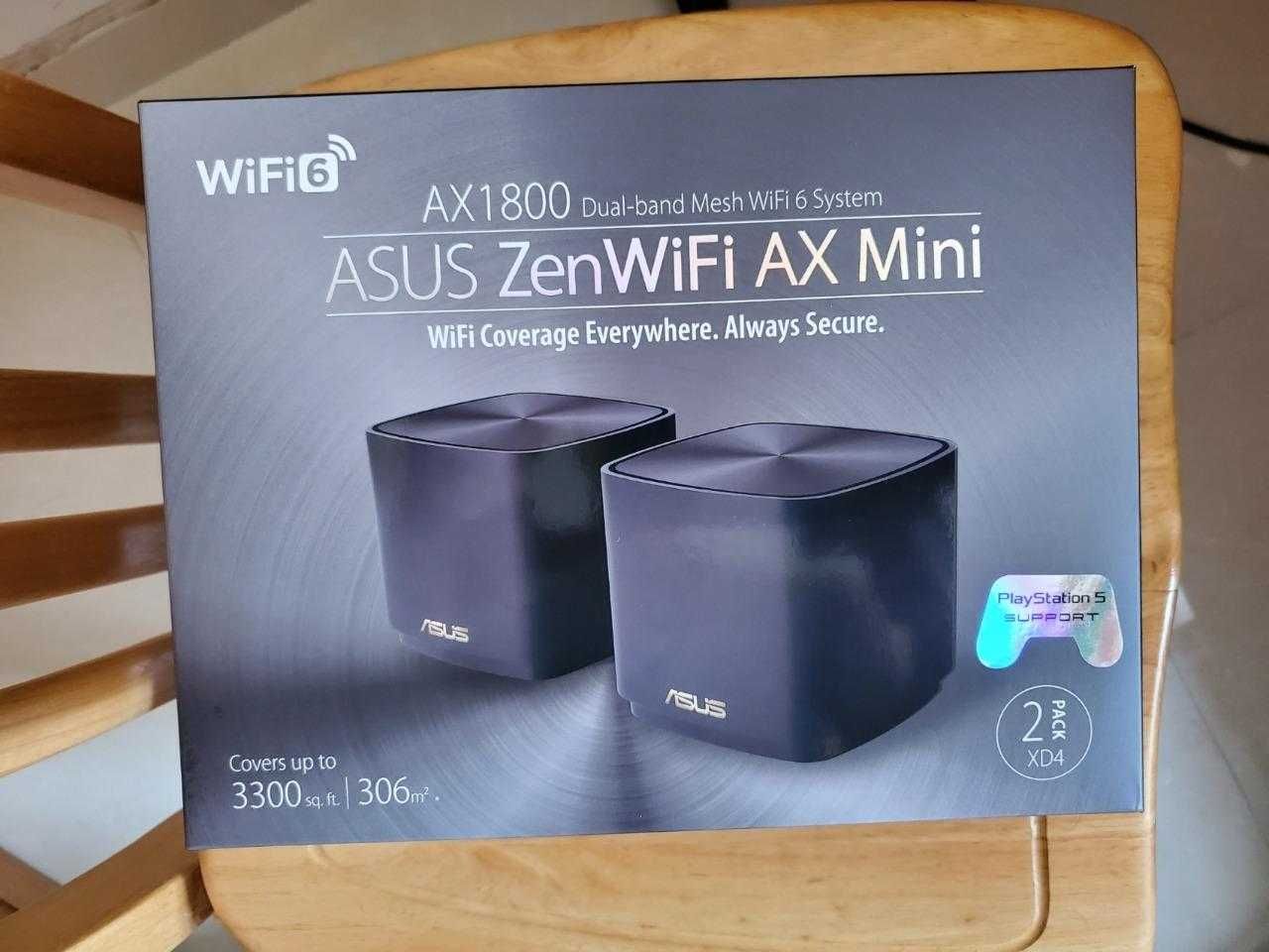 Sistem Mesh Asus ZenWiFi AX Mini XD4 2pack Wi Fi 6 Router Wireless Nou