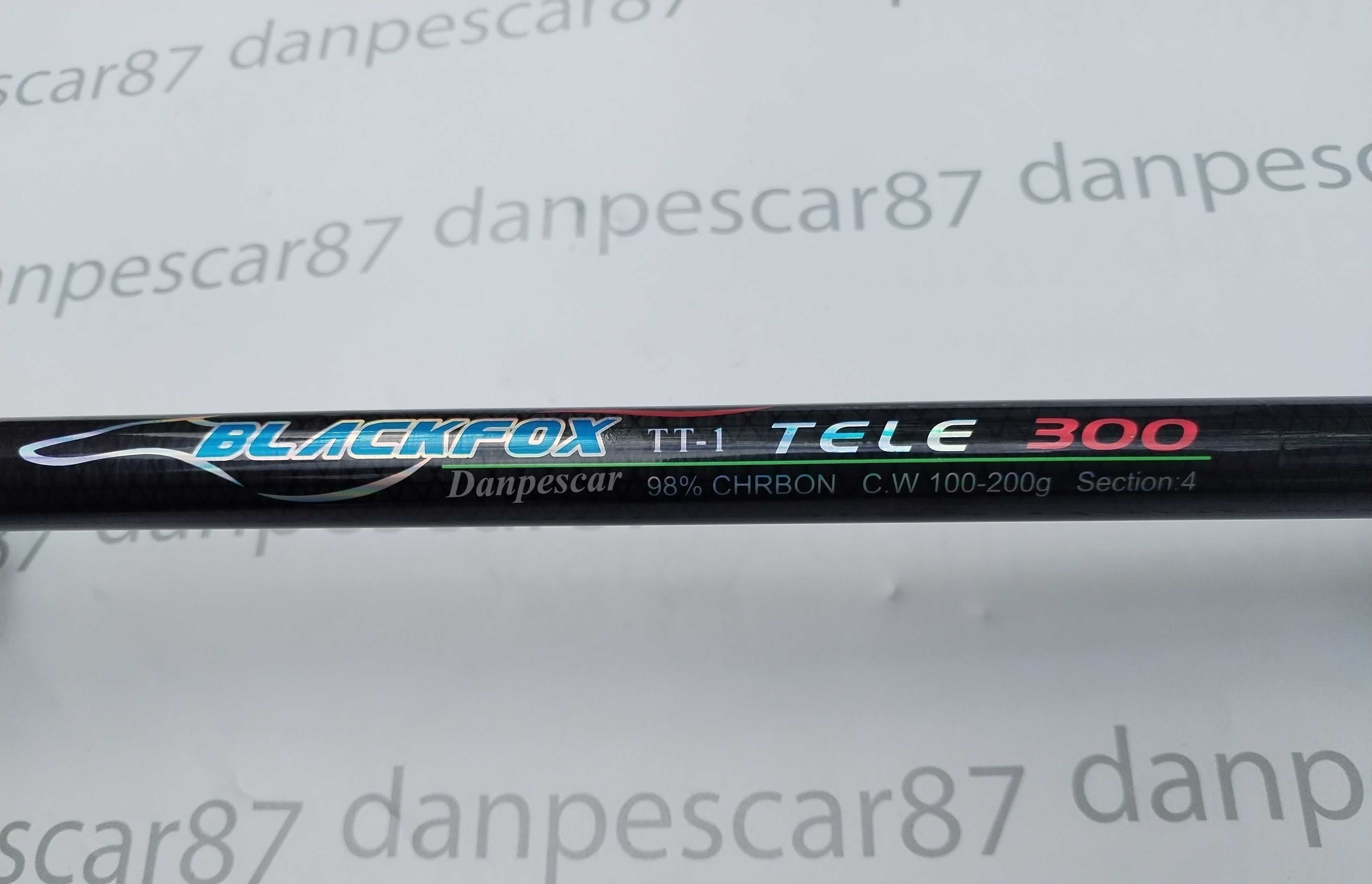 Lanseta CARBON Telescopica BLACK FOX TT1 3 00m 100 200gr Bucuresti