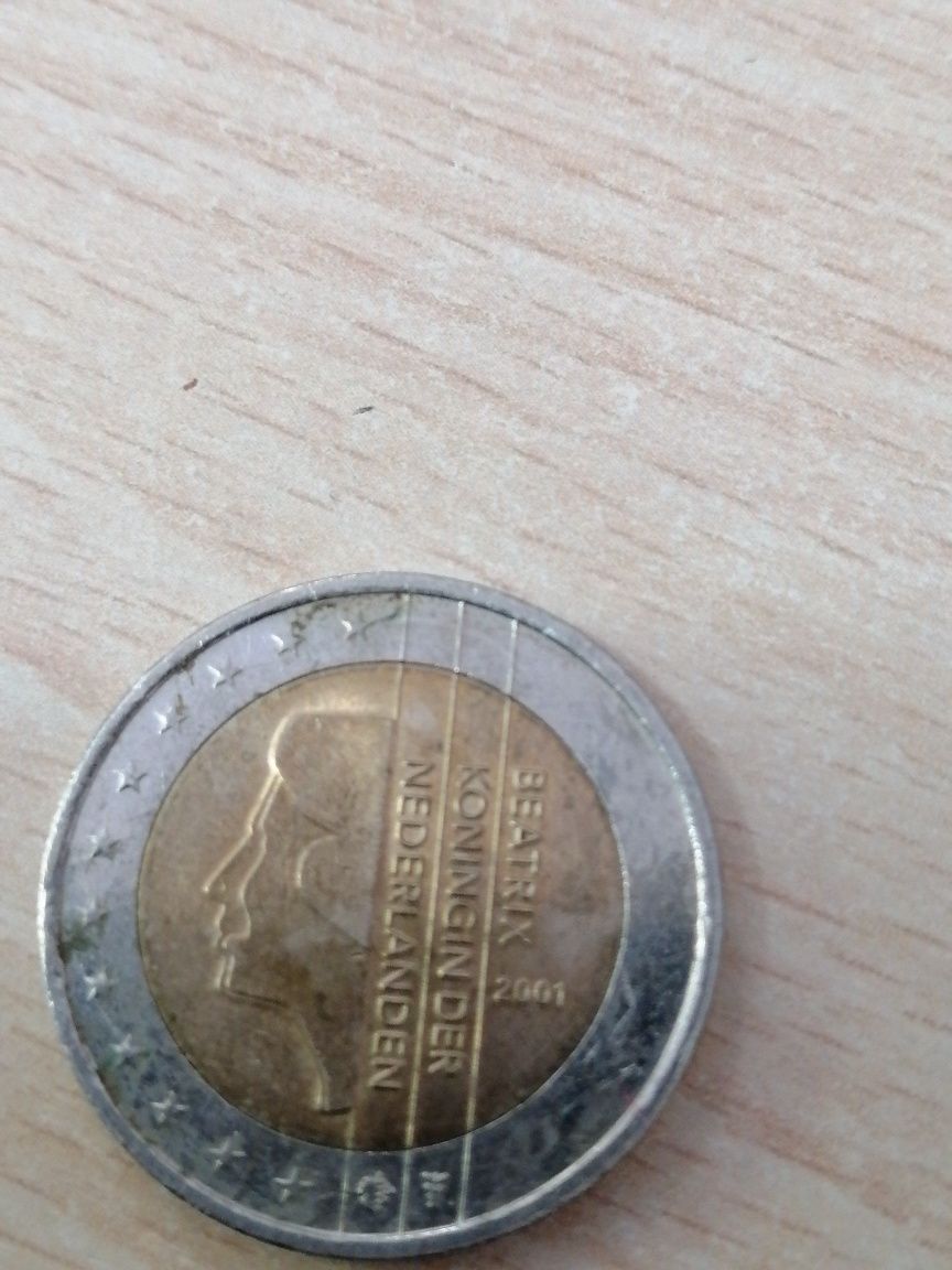 Moneda 2 Euro Beatrix Koningin Der Nederlanden 2001 Balciu OLX Ro