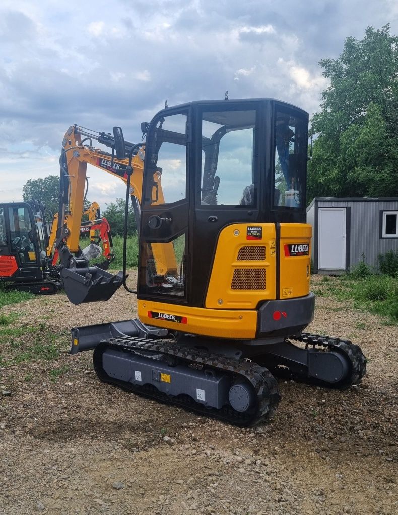 Miniexcavator Tone Lubeck Ex Pro Nou Motor Yanmar Pompe Eaton