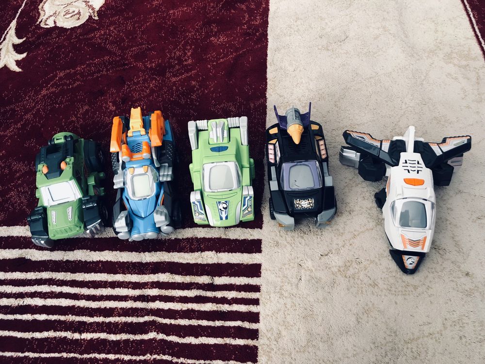 Jucarie Vtech Transformers Masina Si Dinozaur Cu Sunete Si Lumini