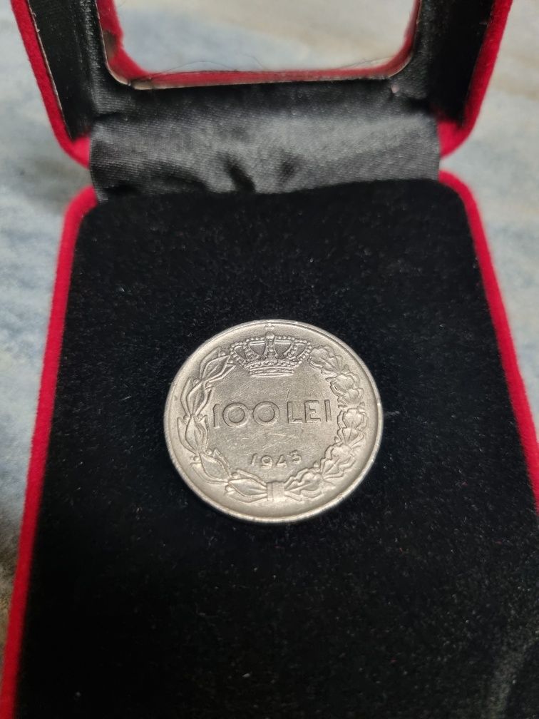 Moneda 100 Lei Din 1943 Regele Mihai I Deva OLX Ro