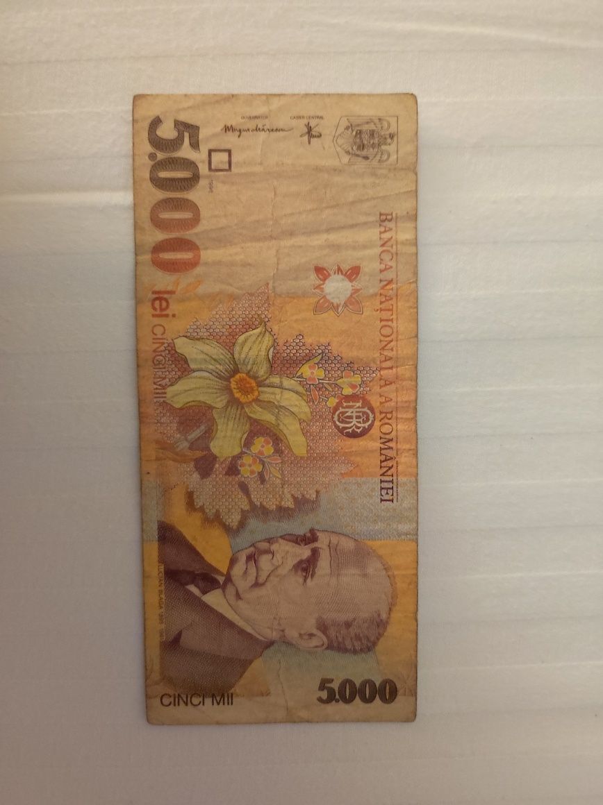 Vând bancnota veche 5000 lei an 1998 Berceni OLX ro