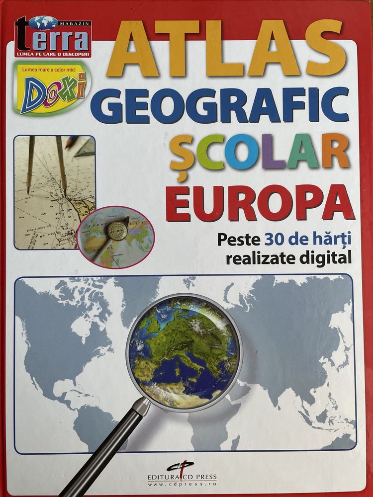 Atlas Geografic Scolar Europa Ploiesti Olx Ro