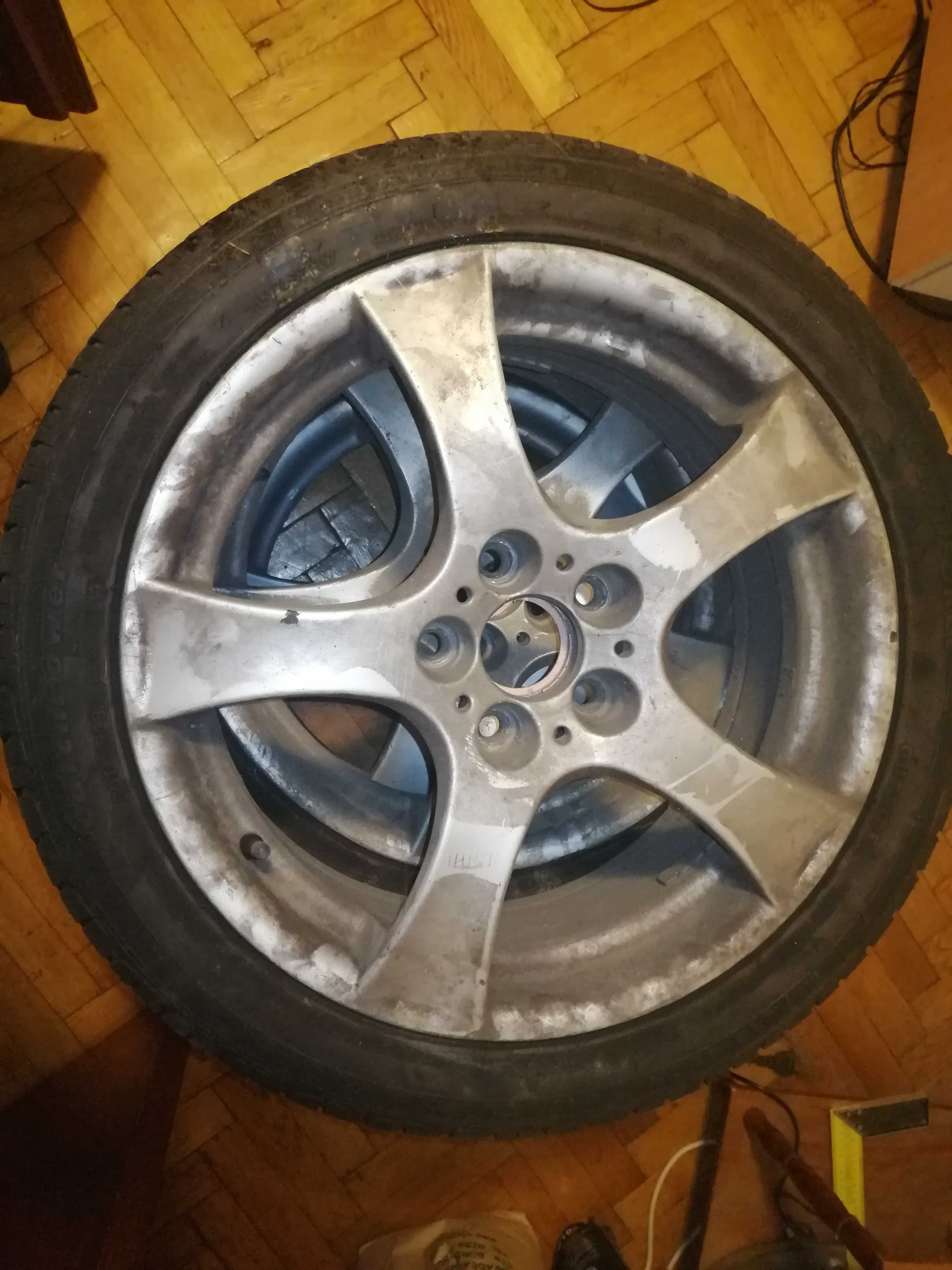 Janta De Rezerva R17 5x112 Cauciuc De Vara Vw Audi Seat Skoda