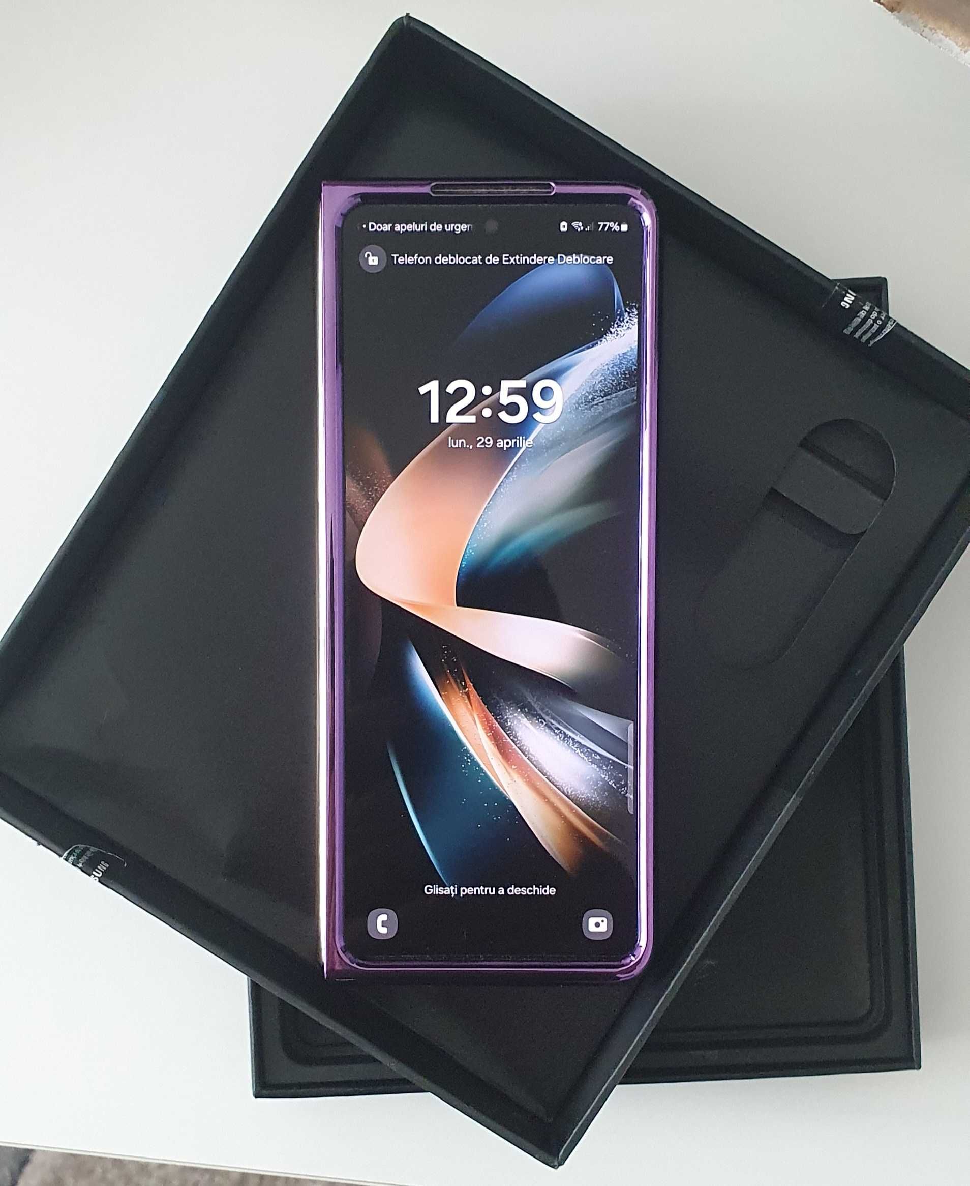 Samsung Galaxy Z Fold 4 Full Box 12 Gb RAM 256 Gb Spatiu De Stocare