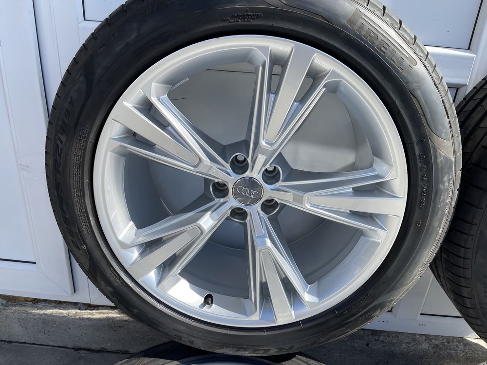 Jante Originale Audi Q7 Q8 S Line R21 Echipate Vara Pirelli Ca Noi