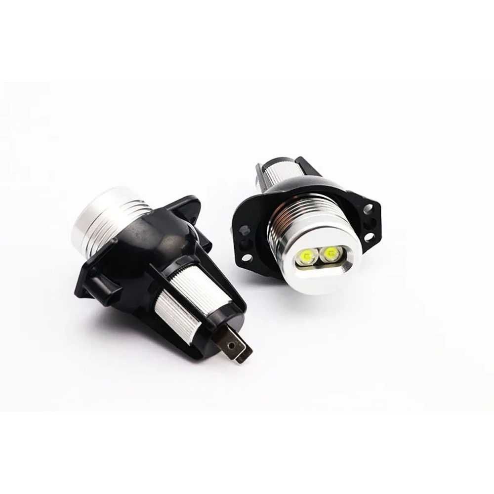 Set Led Canbus Angel Eyes Lumina Alba Bmw Seria E E Nfl Cu Xenon