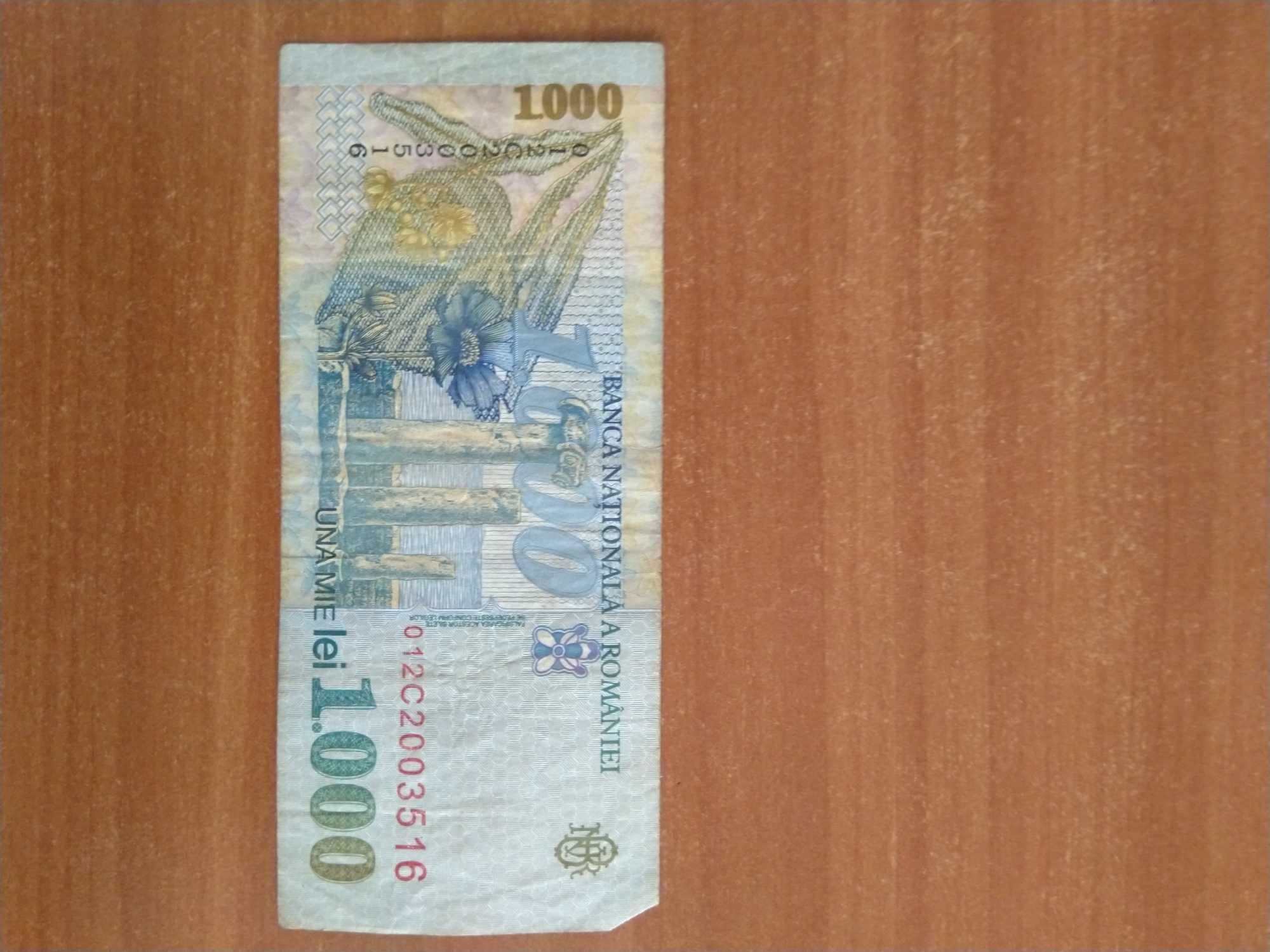 Bancnota 1000 Lei Mihai Eminescu Pitesti OLX Ro