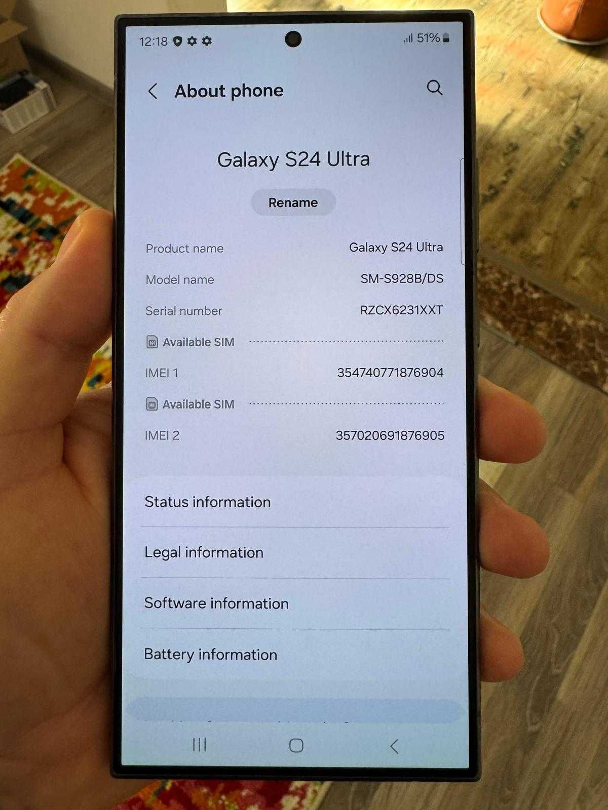 Samsung Galaxy S Ultra G Gb Gb Ram Dual Sm S B Comarnic