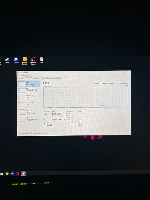 PC Gaming i5-9600KF + RX 5600 XT / 16GB RAM / SSD + HDD