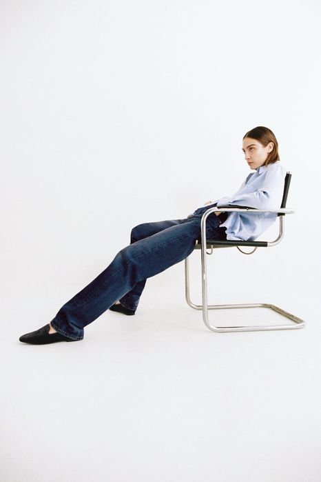 Loafer din catifea Zara