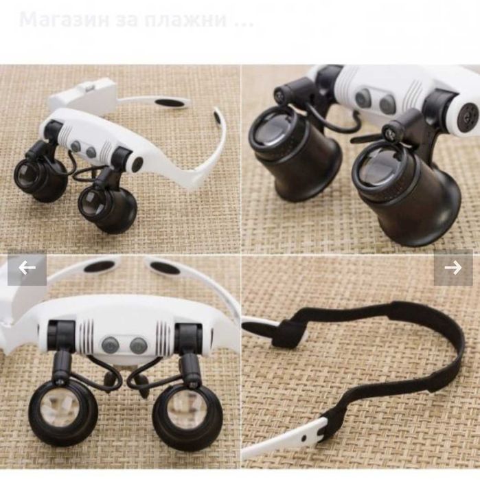 Бинокулярни увеличителни очила с 4 по 2лещи