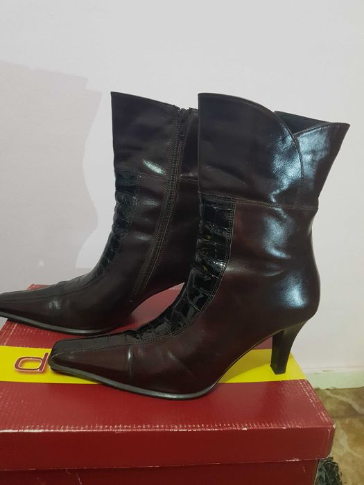 botine damă piele naturala, mărimea 39