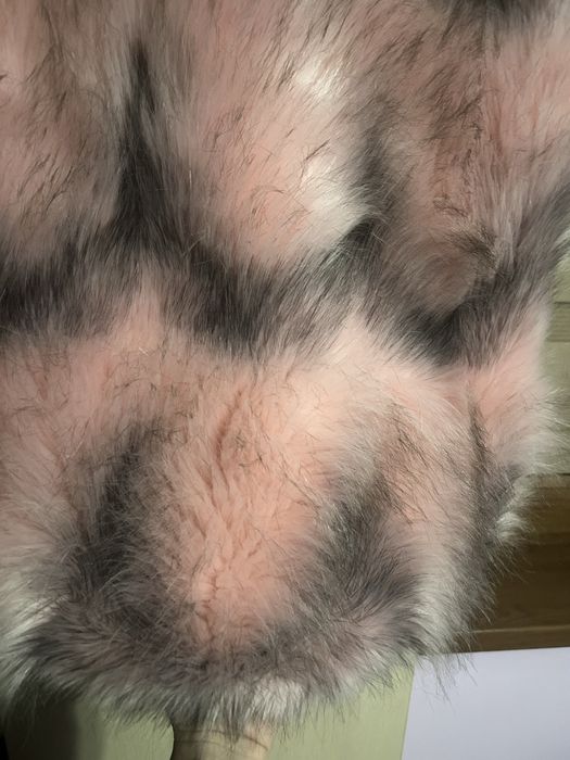 Пухен дълъг елек