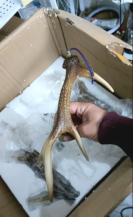 Полилей за ловци еленски рога ретро винтидж светъл модел наличен