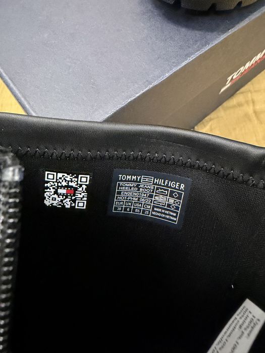 Tommy Jeans Heeled Boot botine cu toc marimea 39 noi originale