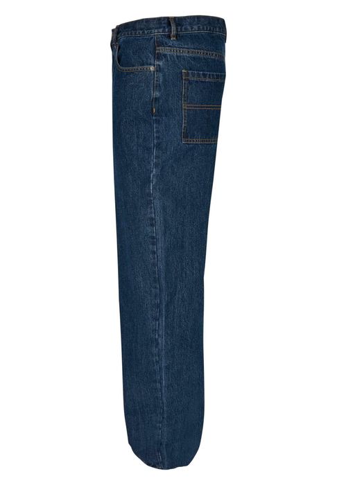 Urban classics blugi loose fit - mid indigo washed