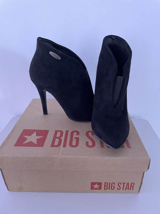 Botine cu toc BIG STAR