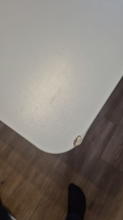 Кухненска маса 120х80 см бяла с 4 стола