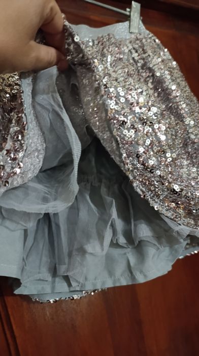 Нарядная юбка с блестками