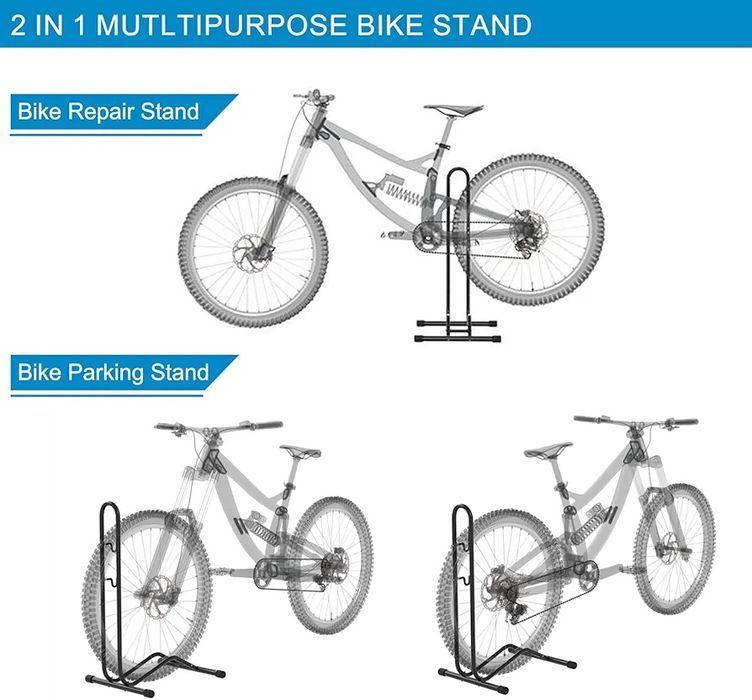 Практична  стойка за планински/електрически/пътни/детски велосипеди.