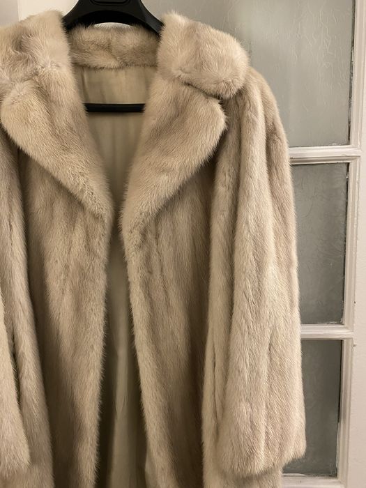 Blana naturala de nurca-bej