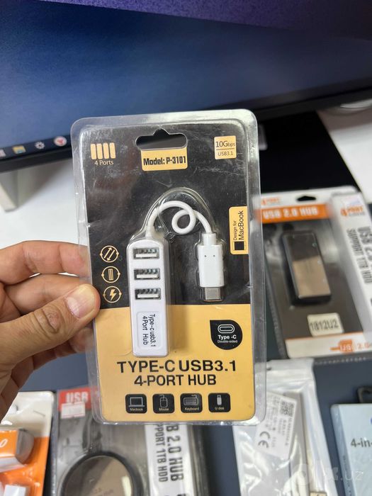 Dostavka! USB Hub 3.0 Type-C USB-A VGa hdmi 4k