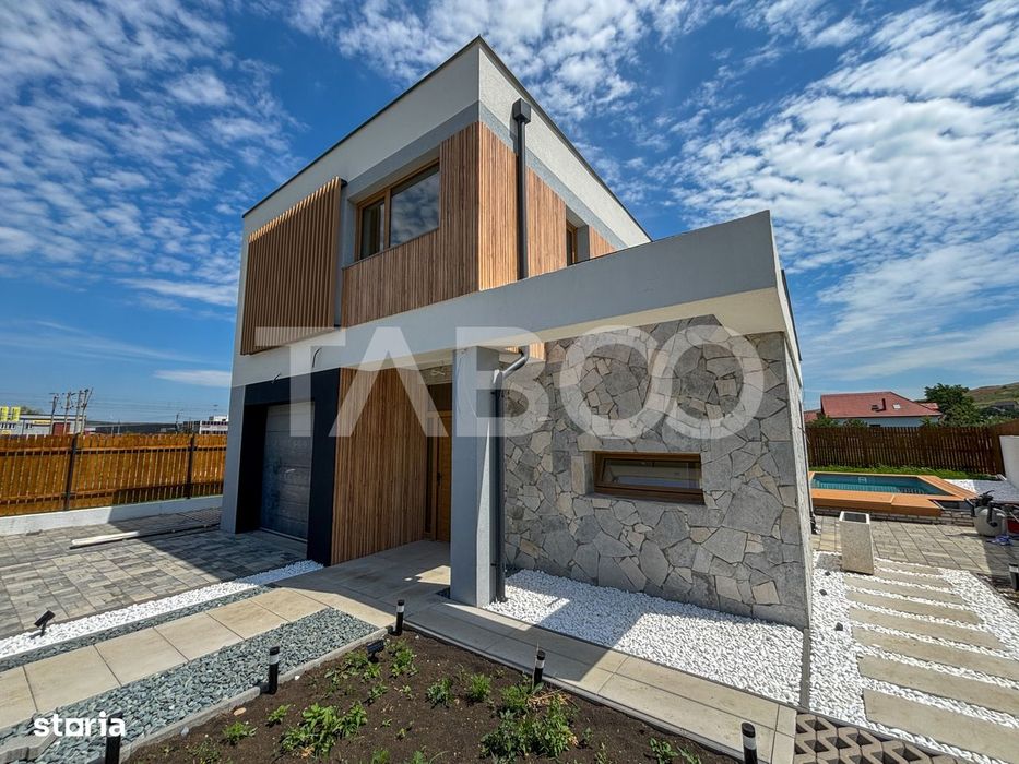 Casa individuala premium in Sannicoara cu piscina si curte generoasa