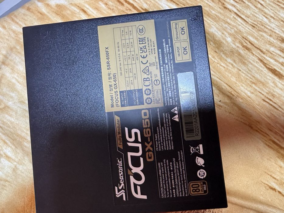 Sursa Seasonic Focus GX 650W Gold