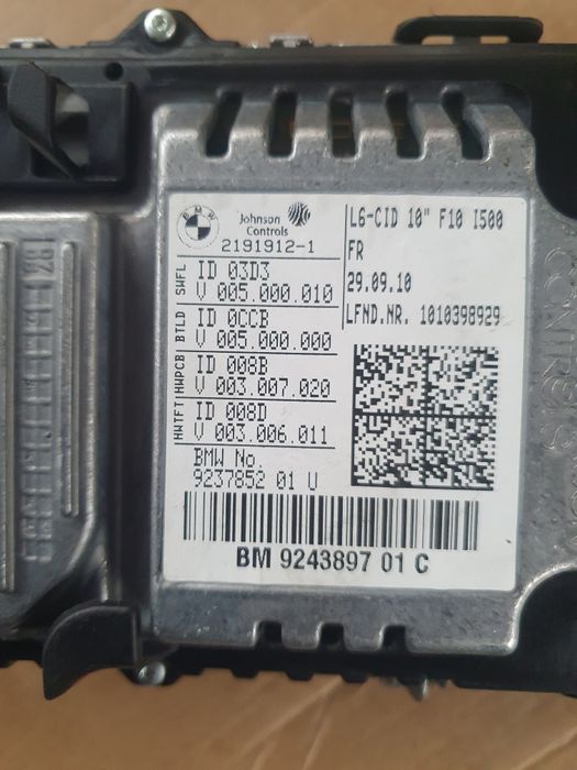Display navigatie mare bmw f10 2012 BM 9243897 01 C
