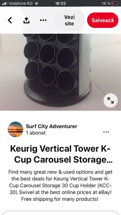 Keurig turn pentru capsule cafea