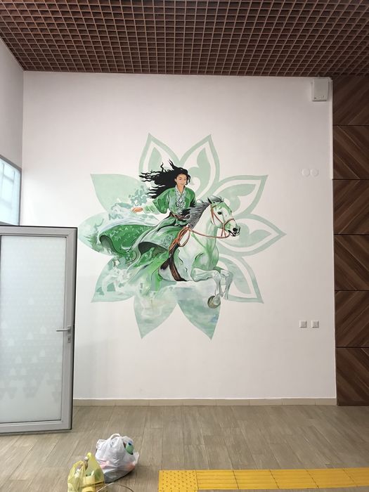 Художник, роспись стен