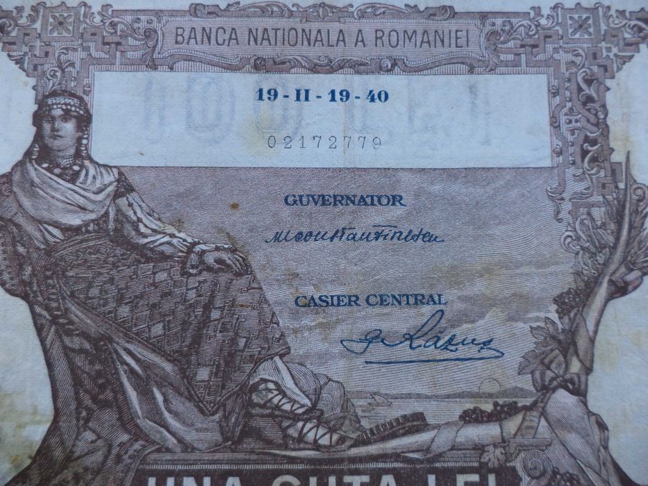 Bancnota veche rara 100 lei 19 februarie 1940