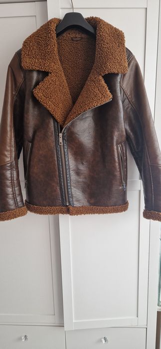 Мъжко кожено яке Zara