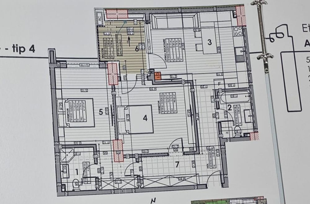 Apartament 3 camere Energia