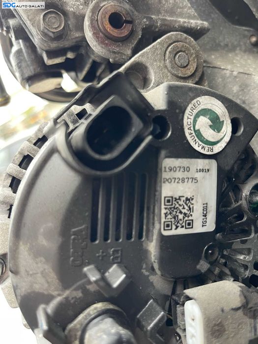 Alternator 140A Jeep Compass 2.0 TDI ECD ECE 2006 - 2016 Cod TG14C011 1800A066 [B4056]