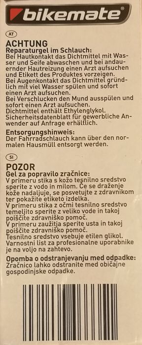 Camera bicicleta 26 - 29 inch cu lichid pana suspensie antipana