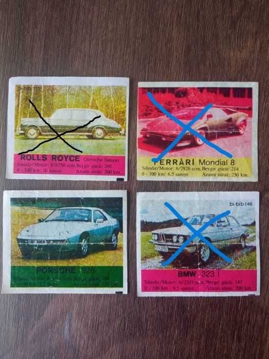 Картинки от дъвки Bi-Bip.