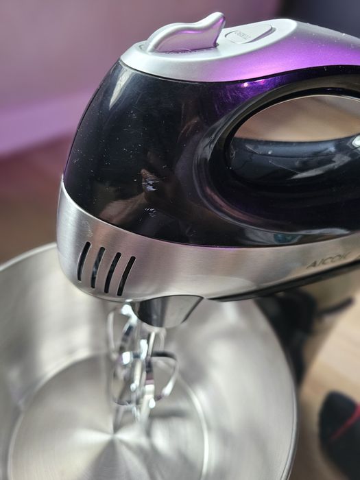 Mixer de mână Mixer electric 2 în 1 cu boluri de 3,5 litri, 5 viteze c