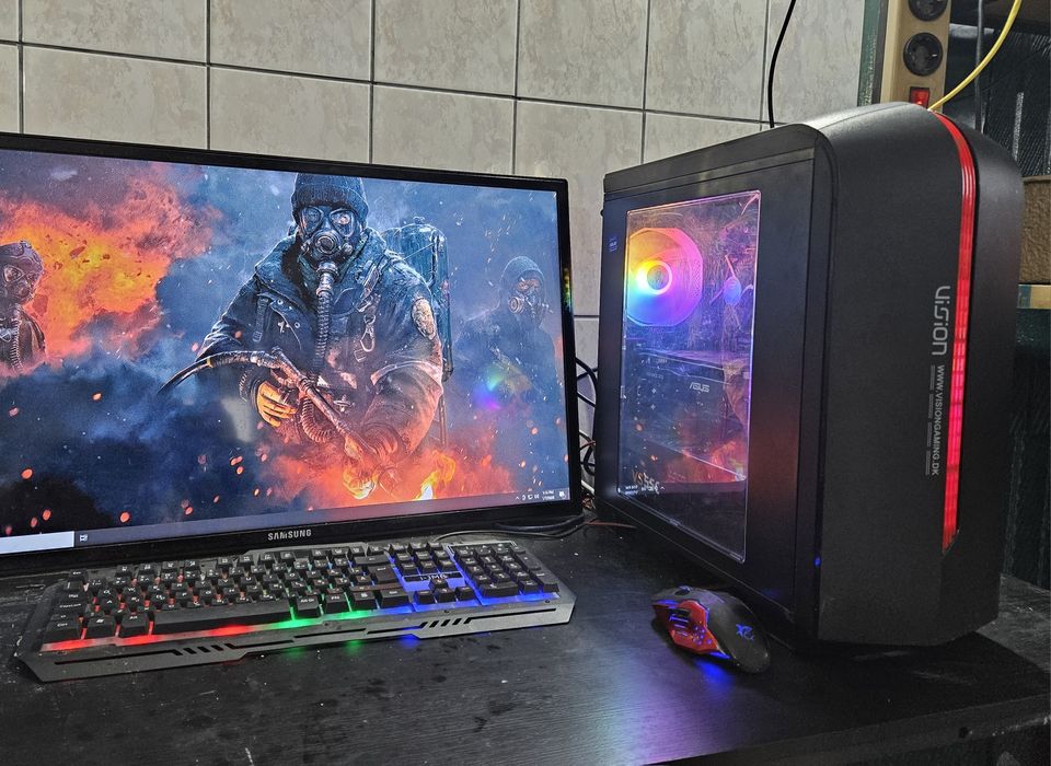 Unitate PC Gaming i5 6402 video 4GB GTX 1050TI 16GB RAM SSD