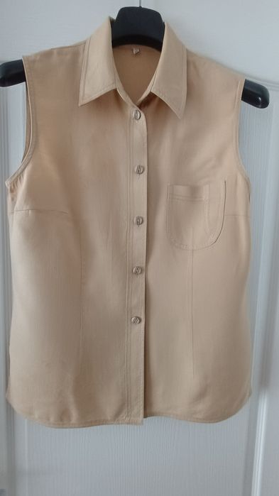 Compleu vară pantalon-bluza bej