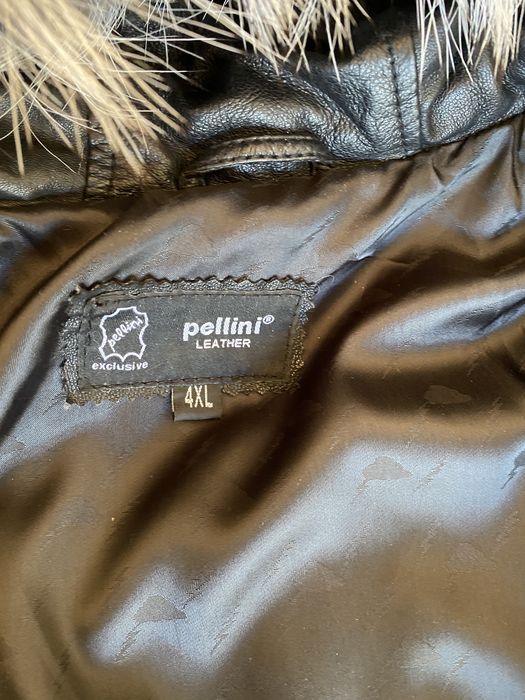 Продам кожаный турецкий пуховик