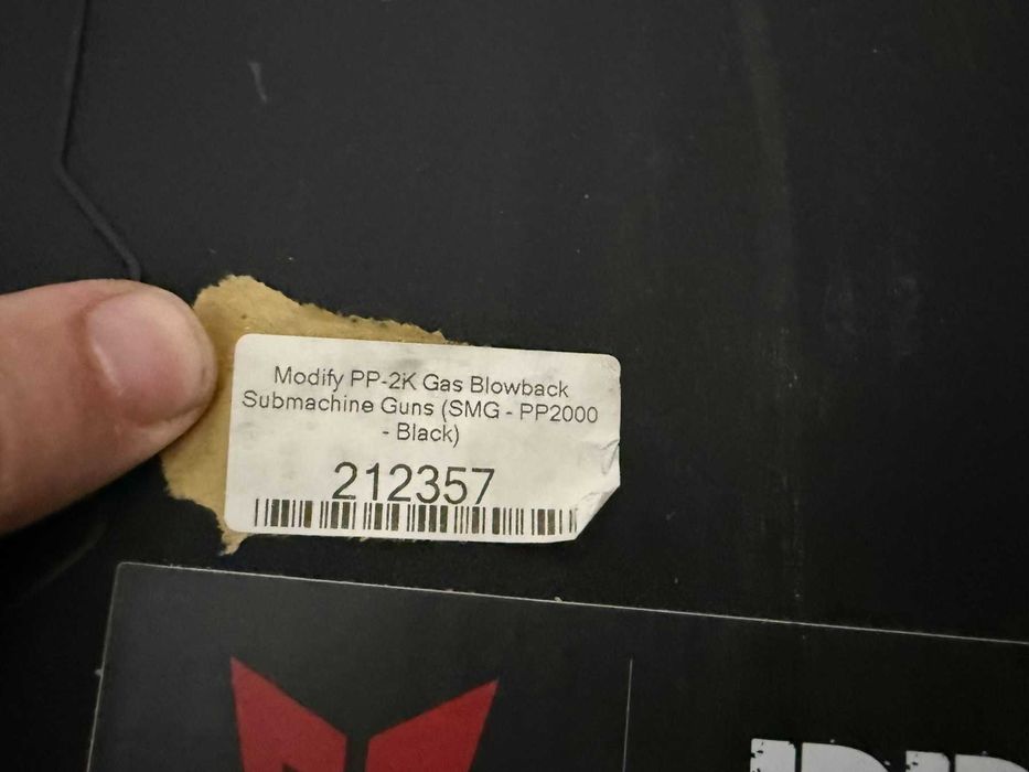 Modify Руски PP-2K SMG GBB 1.20 joules submachine въздушна с газ и CO2