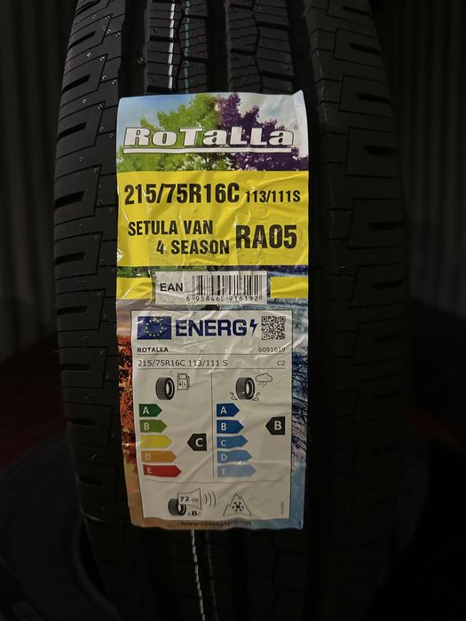 Нови всесезонни бусови гуми ROTALLA VAN 4 SEASON 215/75R16C 113/111S